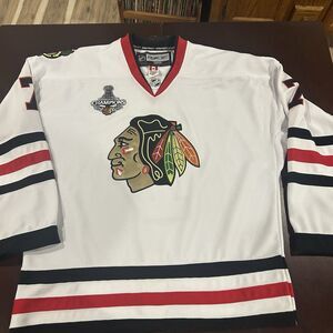 2010 Stanley Cup Chicago Blackhawks #7 Brent Seabrook Reebok Men’s NHL Jersey 54